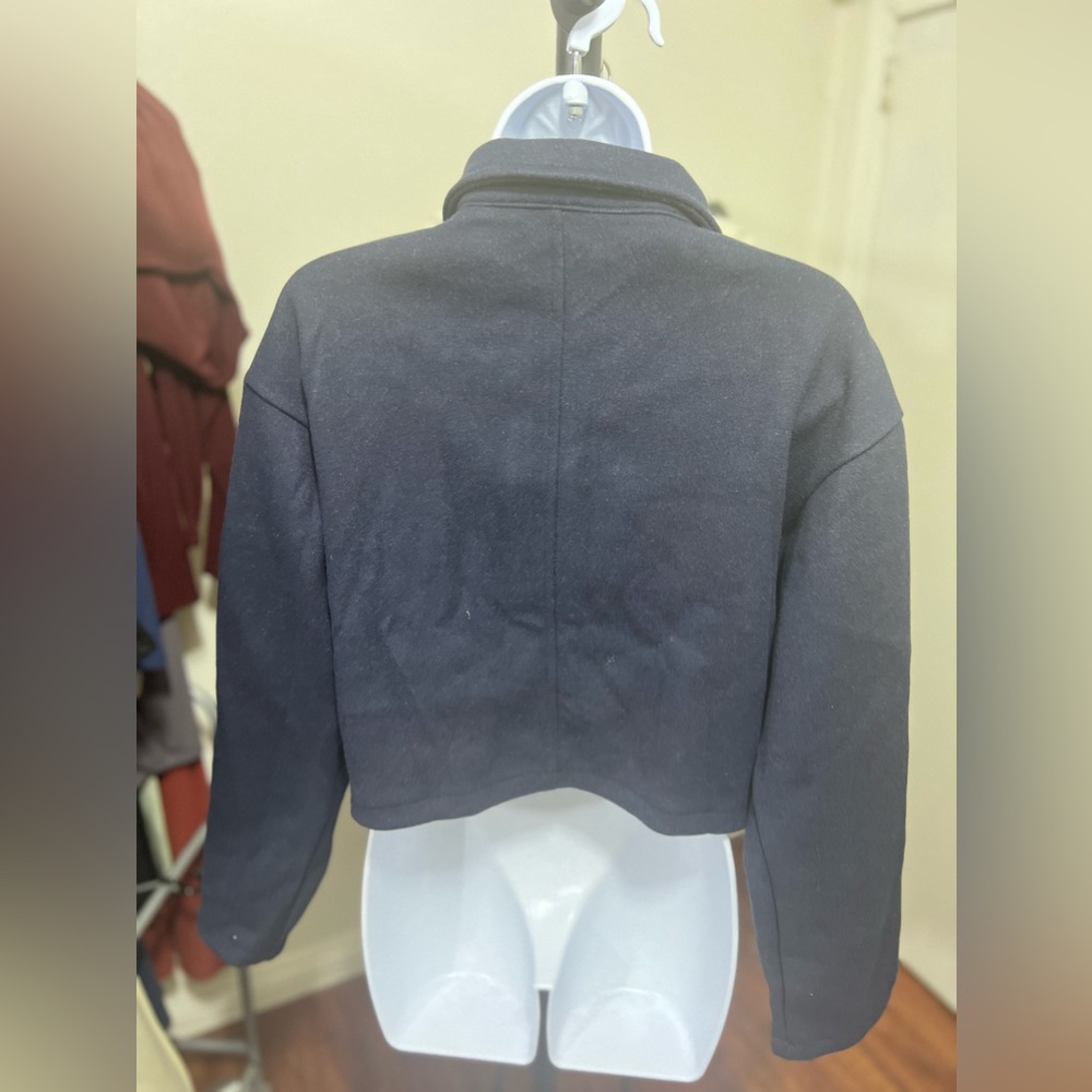 OGL Cashmere-like Short Utility Jacket - Picture 4 of 7